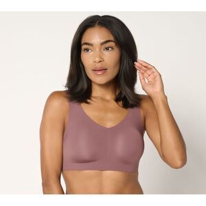 Evelyn & Bobbie Women's Bra Sz XL Ultra Lift Defy Seamless Purple A587086